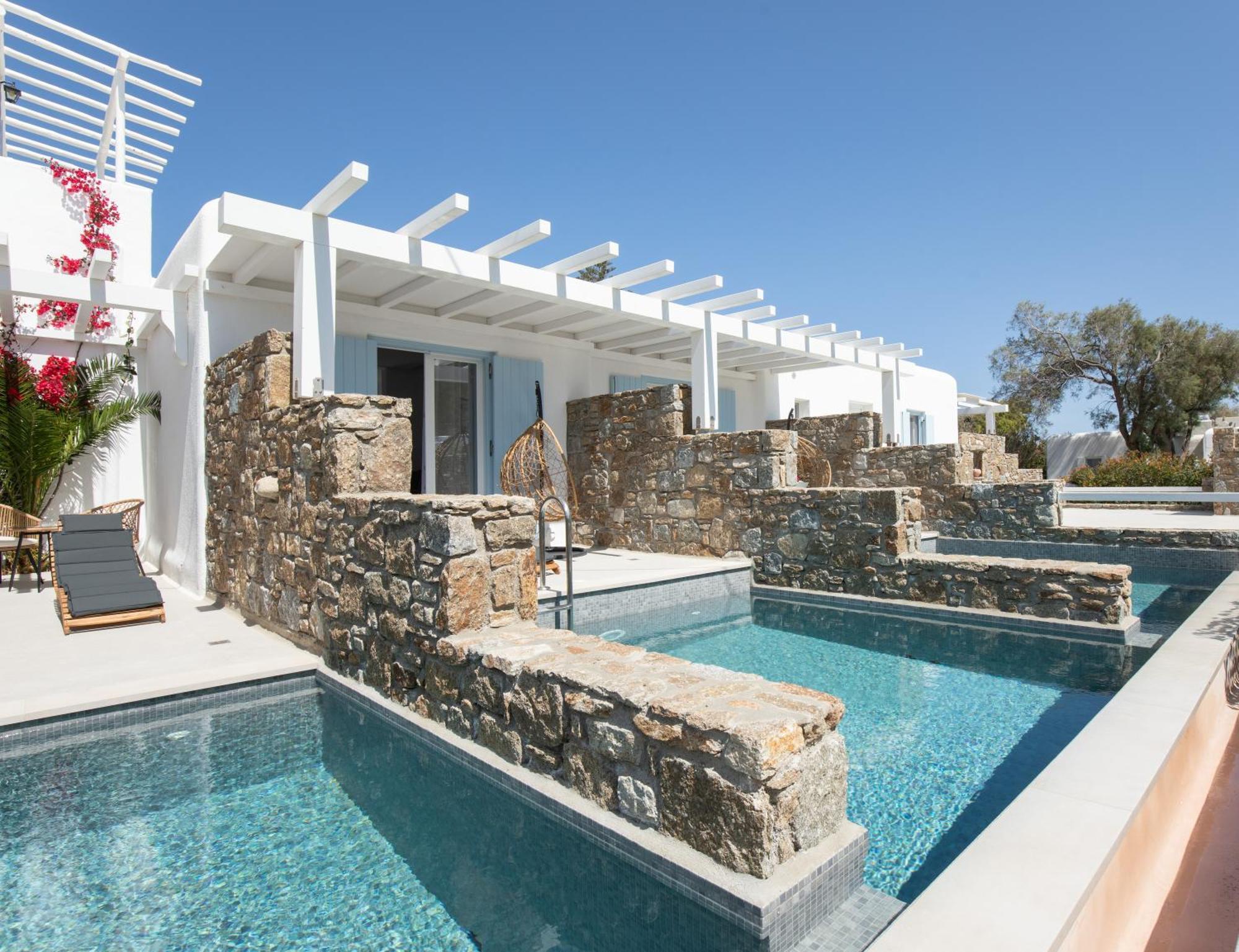 Agrari Ninemia Mykonos Hotel Bagian luar foto